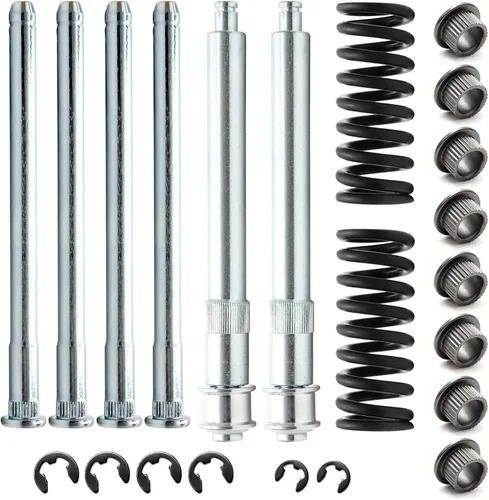 Kits de reparación de rodillo y buje para bisagra de puerta LEDAUT con resorte de reemplazo delantero superior para camioneta Chevrolet C1500