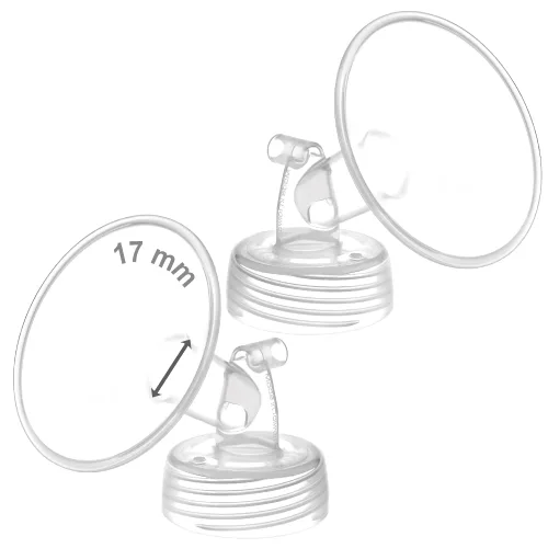 Miniatura 40 de Maymom Brida ancha compatible con bomba Spectra S1 S2, 0.748 in, 1 unidad Una brida transparente