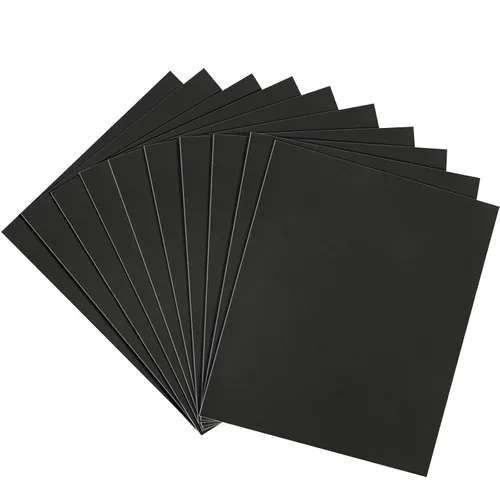 Miniatura 51 de Papel de lija de grano 120, hojas de lijado en seco y húmedo de 9 x 3.6 pulgadas para acabado de muebles de madera, lijado de metal y pulido