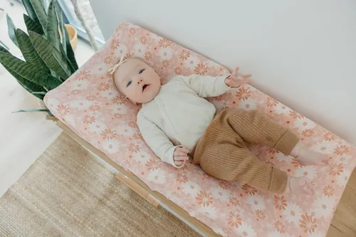 Miniatura 5 de Copper Pearl, Funda para cambiador de pañales prémium Florals2