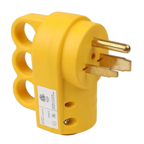 Miniatura 2 de Nema 6-30P/Nema 6-50P 30A/50A 250V Soldador Enchufe de alimentación rewirable, conectores de hoja recta Nema 6-30P con certificación ETL, enchufe