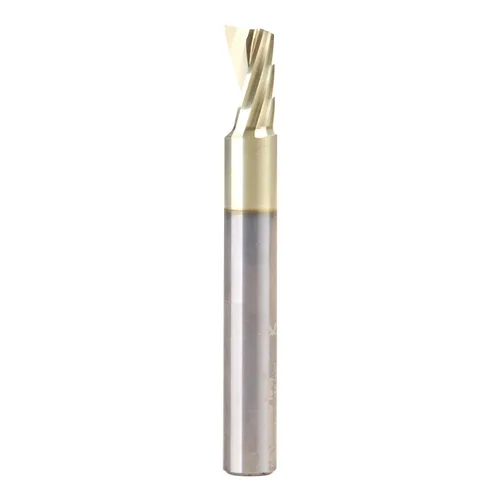Miniatura 13 de Amana Tool CNC de carburo sólido espiral O flauta arriba-corte, broca de aluminio de corte de enrutador, recubierto de ZrN, 51470-Z, 1/16 D x 1/4 CH