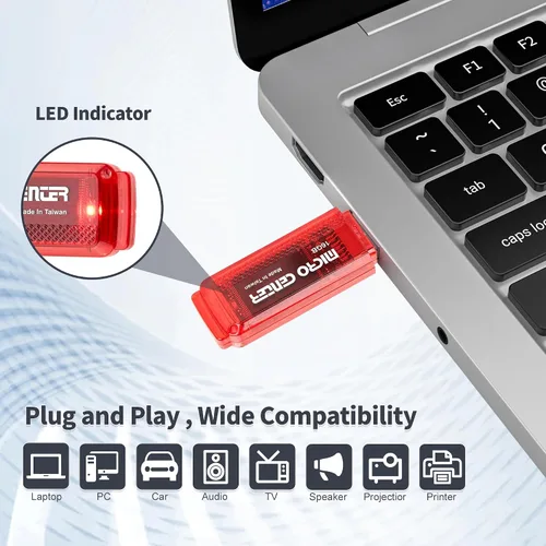 Miniatura 5 de Micro Center SuperSpeed - Paquete de 2 memorias USB 3.0 de 16 GB, unidad para almacenamiento de datos del tamaño de una goma de mascar