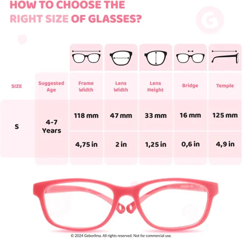 Miniatura 33 de Unbreakable Eyeglasses for Kids Flexible Glasses - Kids Prescription Sports Glasses 4-7 years