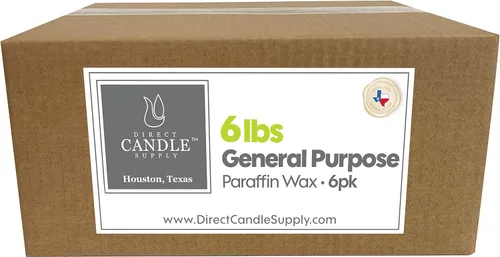 Miniatura 9 de Direct Candle Supply Cera de parafina de 3 libras, cera de parafina, kit de fabricación de velas de cera de parafina, bloques de cera de parafina