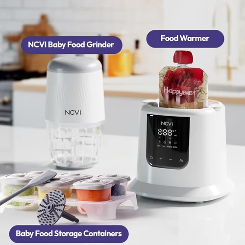 Miniatura 7 de NCVI Calentador de leche para bebé, calentamiento rápido de 3 minutos, 8 en 1, calentador de bolsas de leche materna para bebés con temporizador