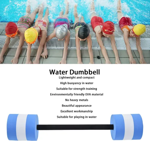 Miniatura 2 de Pilipane Mancuernas de agua, mancuernas de ejercicio y fitness, barra flotante ligera Eva, equipo de ejercicio de piscina, mancuernas de ejercicio