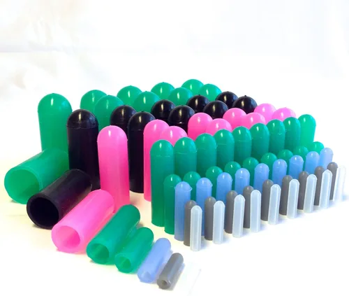 Miniatura 3 de High Temp Masking Supply Juego de tapones y tapas de goma de silicona de 160 piezas, rango de 1/16 a 3/4 pulgadas, para recubrimiento en polvo