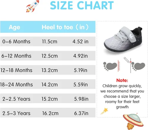 Miniatura 2 de FEETCITY Zapatillas de bebé para niños y niñas zapatos de primera caminata zapatos de cuna para recién nacidos zapatos de meter