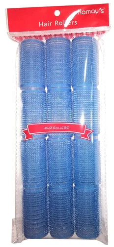 Miniatura 4 de Rizadores de pelo jumbo, multicolor, autoagarre, de nailon, de plástico, herramientas de rizador pegajoso, rizadores de peluquería o peinado rizado