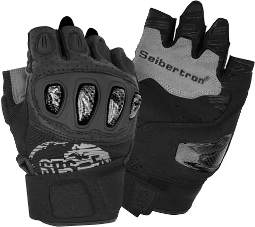Miniatura 22 de Seibertron SPS Series - Guantes para motocicleta con pantalla táctil, para motocross, BMX, ATV, MTB, ciclismo, completo o medio dedo, para adultos