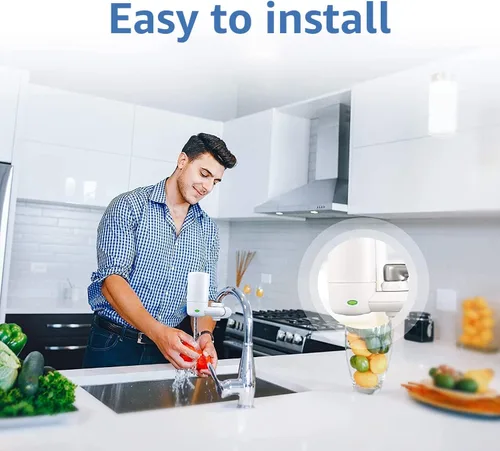 Miniatura 5 de AQUA CREST FM-15RA Filtro de agua para grifo, repuesto para filtro de agua Culligan® para montaje en grifo, sistema de filtración Culligan® FM-15A