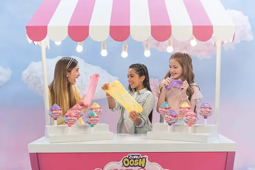 Miniatura 5 de Oosh – Slime de Cotton Candy Cuties perfumado, esponjoso y elástico, con juguete coleccionable de Cuties
