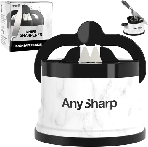 Miniatura 13 de AnySharp – EDITIONS – Afilador de cuchillos manos libres - Herramienta de afilado fácil de usar con base de succión PowerGrip y ángulo