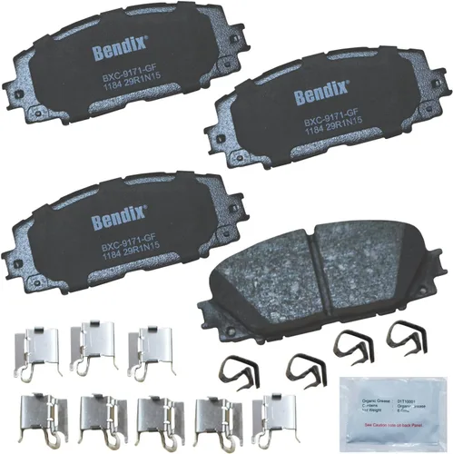 Miniatura 162 de Pastillas de freno delanteras cerámicas Bendix Priority1 CFC2302 para Hyundai Elantra 2021, Sonata 2022-2020, Kia K5 2023-2021