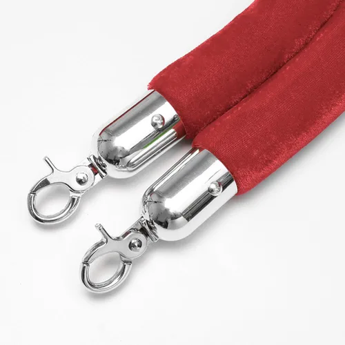 Miniatura 8 de Angoily 2 tapones de extremo de cuerda de acero inoxidable con gancho a presión, clips de mosquetón resistentes para accesorios de cuerda