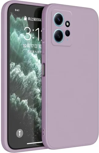 Miniatura 14 de Funda de silicona TPU compatible con Redmi Note 12 Pro 5G (6.67 pulgadas), funda de funda, color blanco antiguo