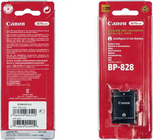 Miniatura 2 de Canon Paquete de baterías BP-828, negro