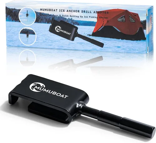 Miniatura 8 de Ice Anchor Drill Adapter, Ice Fishing Shelter Accessories, Universal for Ice Anchors