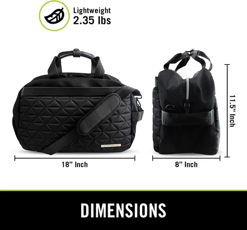 Miniatura 2 de Kenneth Cole Reaction Emma Mochila de Viaje Tipo Cartera para Mujer, Black Diamond, Negro