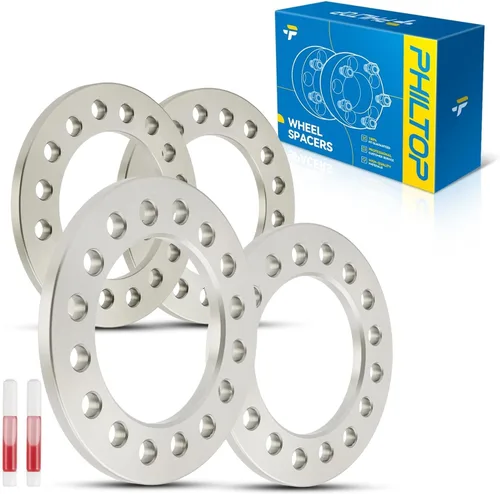 Miniatura 83 de PHILTOP Espaciador de rueda de 4 x 4 de 2 pulgadas, espaciadores de rueda centrados en las lengüetas para Polaris Trail Boss 330 2003-2013, Trail