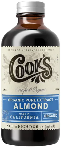 Miniatura 45 de Cook's, Extracto de almendra pura para hornear, cocinar y mezclología, extracto aromatizante de almendra libre de alérgenos, 4 onzas