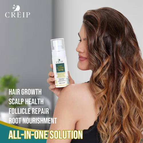 Miniatura 7 de Spray de aceite natural para el crecimiento del cabello: suero de romero Batana, biotina, cafeína, tratamiento para el cuidado del cuero cabelludo