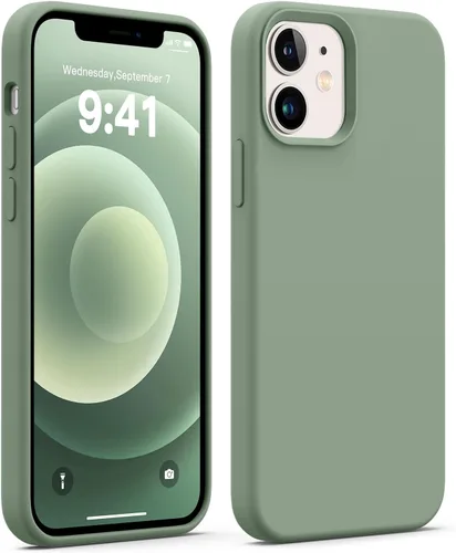 Miniatura 58 de JELE Funda a prueba de golpes diseñada para iPhone 11, funda de teléfono de silicona líquida con [forro de microfibra suave antiarañazos]