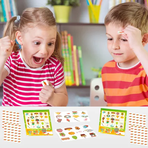 Miniatura 7 de Juego de bingo de Pascua, 24 jugadores, tarjetas de bingo y marcadores de zanahoria para niños y niñas, escuela, aula, actividades familiares