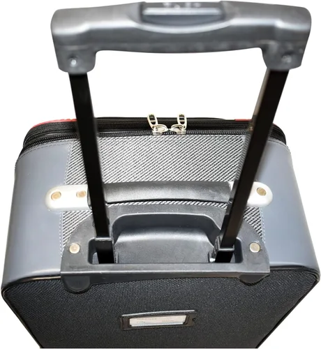Miniatura 5 de Karriage-Mate Juego de equipaje ruedas giratorias Ampliable tamaño de transporte incluido Gris 4 piezas