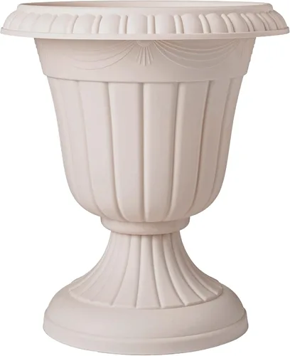 Miniatura 15 de Arcadia Garden Products PL20BG Maceta Urna Clásica Tradicional de Plástico Interior/Exterior, 10" x 12", Beige