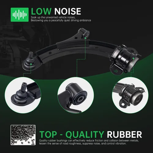 Miniatura 4 de AUQDD 2 piezas de brazo de control inferior delantero y conjunto de rótula compatibles con 2010-2013 Fo-rd Mustang, 2014 Mustang (para base y GT)