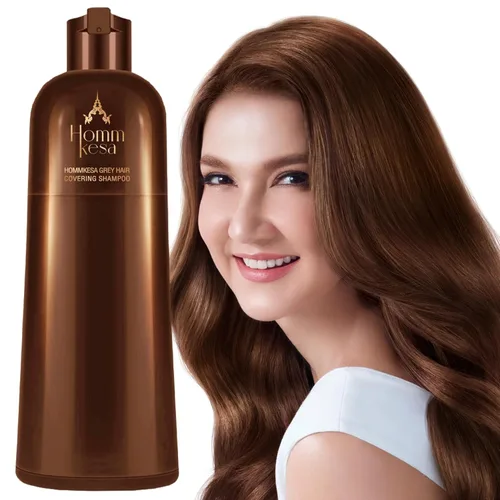 Miniatura 6 de Champú para cubrir el cabello gris Champú de tinte para cabello 3 en 1 para cabello gris, negro natural, 10.15 onzas líquidas Negro (Natural Black)