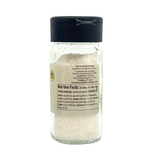 Miniatura 8 de Le Saunier de Camargue Flor de Sel con chile Espelette - Sal de acabado de sal marina francesa con chile suave - Sal escamosa gourmet cosechada a