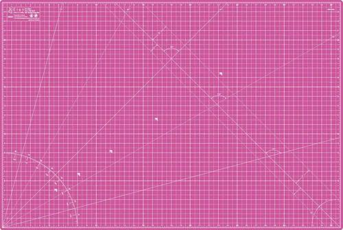 Miniatura 9 de Alfombrilla de Corte Elan A3 Rosa y Púrpura, Alfombrilla de Corte Autorreparable 30,5 x 46 cm, Tabla de Corte de Manualidades Rosa de 5 Capas, Tabla