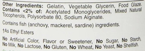 Miniatura 3 de Aceite de Pescado Nature's Bounty Fuerza máxima. 0,05 oz, 0,034 oz Omega-3, 130 capsulas líquidas revestidas y paquetes múltiples, LAAM_B004BF8LOM, 1