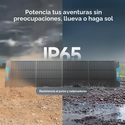 Miniatura 6 de Renogy Panel solar portátil de 200W, panel solar plegable con protección IP65 a prueba de agua, respaldo de energía solar, cargador solar