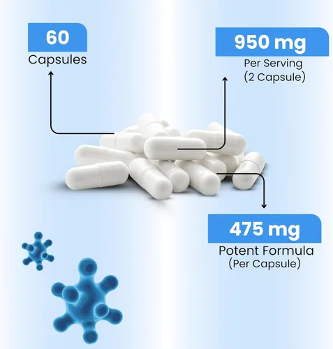 Miniatura 3 de NAD+ Cápsulas 950mg 60 cápsulas vegetales Energía celular y apoyo saludable al envejecimiento aumenta el metabolismo, la inmunidad y la función