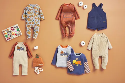 Miniatura 2 de Mud Pie baby-boys Fall Pumpkin and Tractor Bodysuit