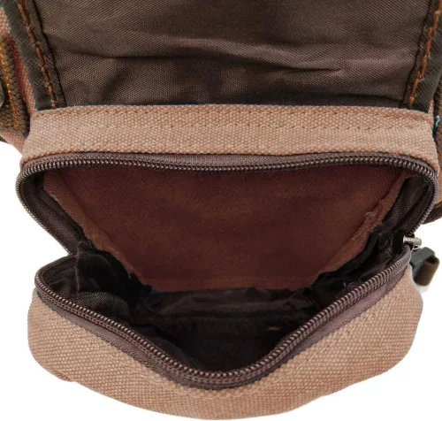 Miniatura 28 de Riñonera táctica al aire libre para hombres y mujeres, bolsa multifuncional para el muslo para motocicleta, bicicleta, senderismo, viajes, pesca