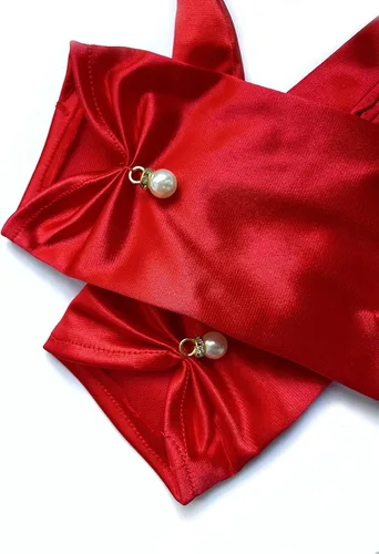 Miniatura 3 de Gionforsy Guantes de encaje floral para novia, elegantes guantes cortos de encaje, guantes de encaje de muñeca para boda, ópera, cena y fiesta