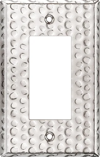 Miniatura 49 de LIDER Placa decorativa de pared de metal para interruptor o receptáculo, cubierta de salida de acero inoxidable, resistente a la corrosión