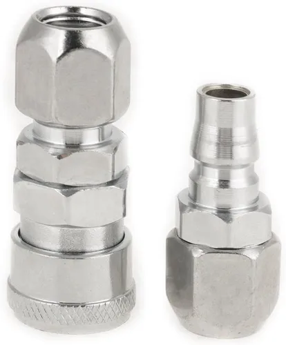 Miniatura 7 de 8PCS 1/2" manguera neumática compresor de aire acoplador rápido enchufe enchufe enchufe conjunto herramienta neumática ampliamente utilizada