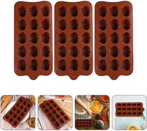Miniatura 3 de Molde de silicona para caramelo de hoja de arce para Acción de Gracias, fiesta de otoño, bricolaje, caramelos, chocolates, pastel, jabón