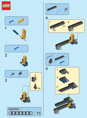 Miniatura 3 de LEGO Technic Mini Set: Cosechadora Micro Set (80 piezas) A partir de 7 años