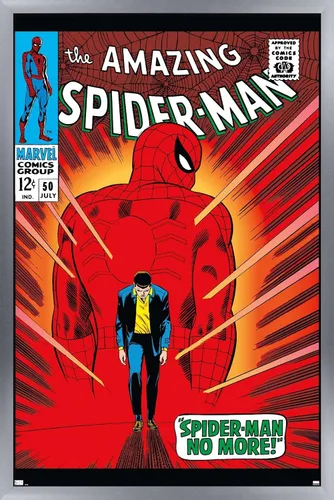 Miniatura 11 de Trends International Marvel Comics Amazing Spider-Man #50 - Póster de pared, 22.4 pulgadas de largo x 14.7 pulgadas, versión enmarcada en madera