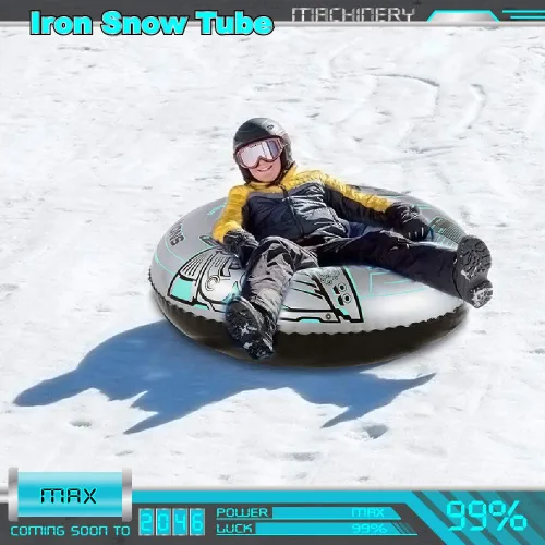 Miniatura 2 de Tubo de nieve, trineo inflable de alta resistencia para niños y adultos, juguetes de nieve gigantes para diversión deportiva de invierno