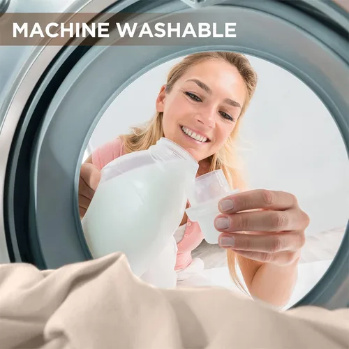 Miniatura 8 de Westinghouse - Manta eléctrica con calefacción, suave manta de franela a sherpa con 6 niveles de calefacción, configuración de tiempo de 2-10 horas