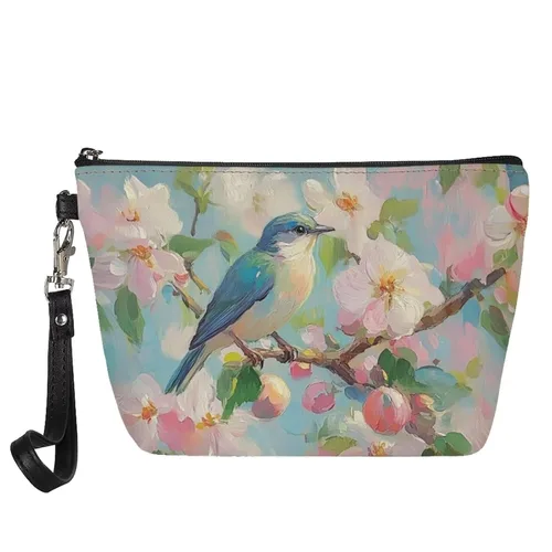 Miniatura 41 de GIFTPUZZ Bolsa de cosméticos para mujer, adorable y espaciosa, bolsa de almacenamiento portátil para artistas, artículos de tocador, joyería