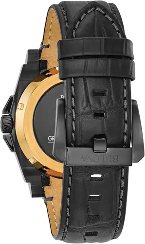 Miniatura 3 de Bulova 98B293 Grammy - Reloj analógico de cuarzo negro para hombre, Negro -, Cronógrafo
